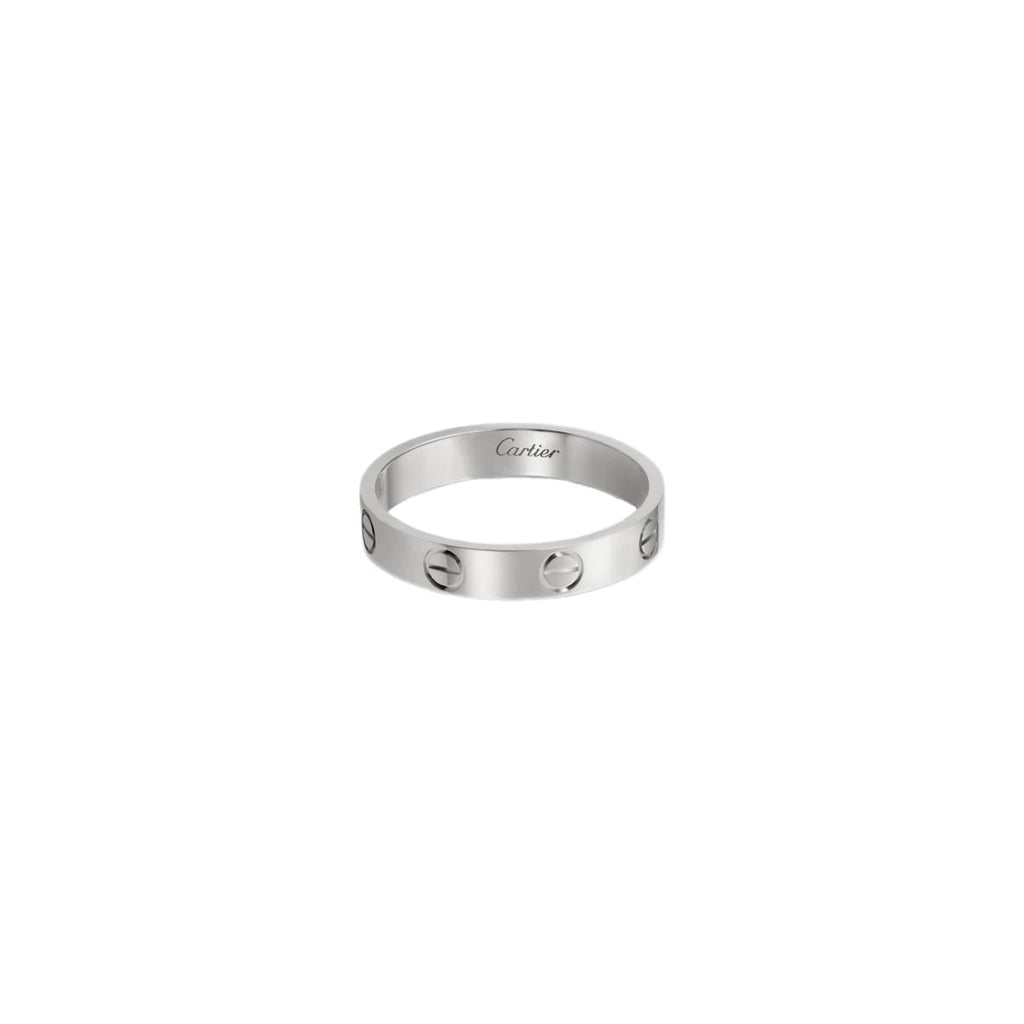 ANILLO LOVE DELGADO PLATEADO