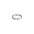 ANILLO LOVE DELGADO PLATEADO