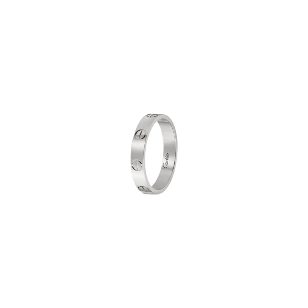 ANILLO LOVE DELGADO PLATEADO