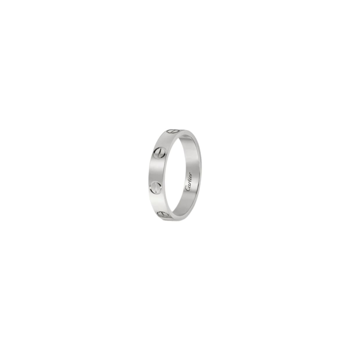 ANILLO LOVE DELGADO PLATEADO