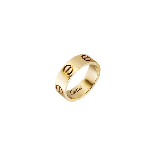 ANILLO LOVE ANCHO DORADO