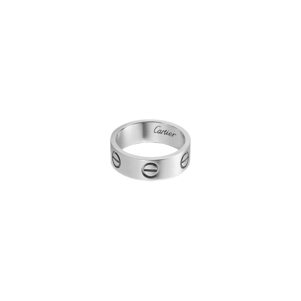ANILLO LOVE ANCHO PLATEADO