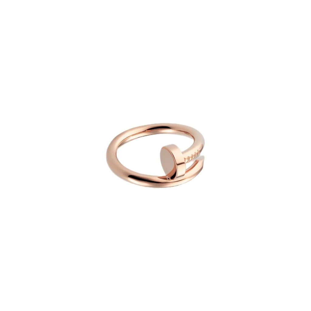 ANILLO CLAVO ORO ROSA