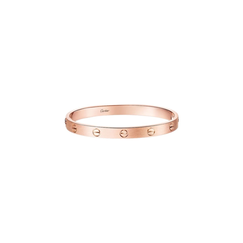 PULSERA LOVE SENCILLA ORO ROSA