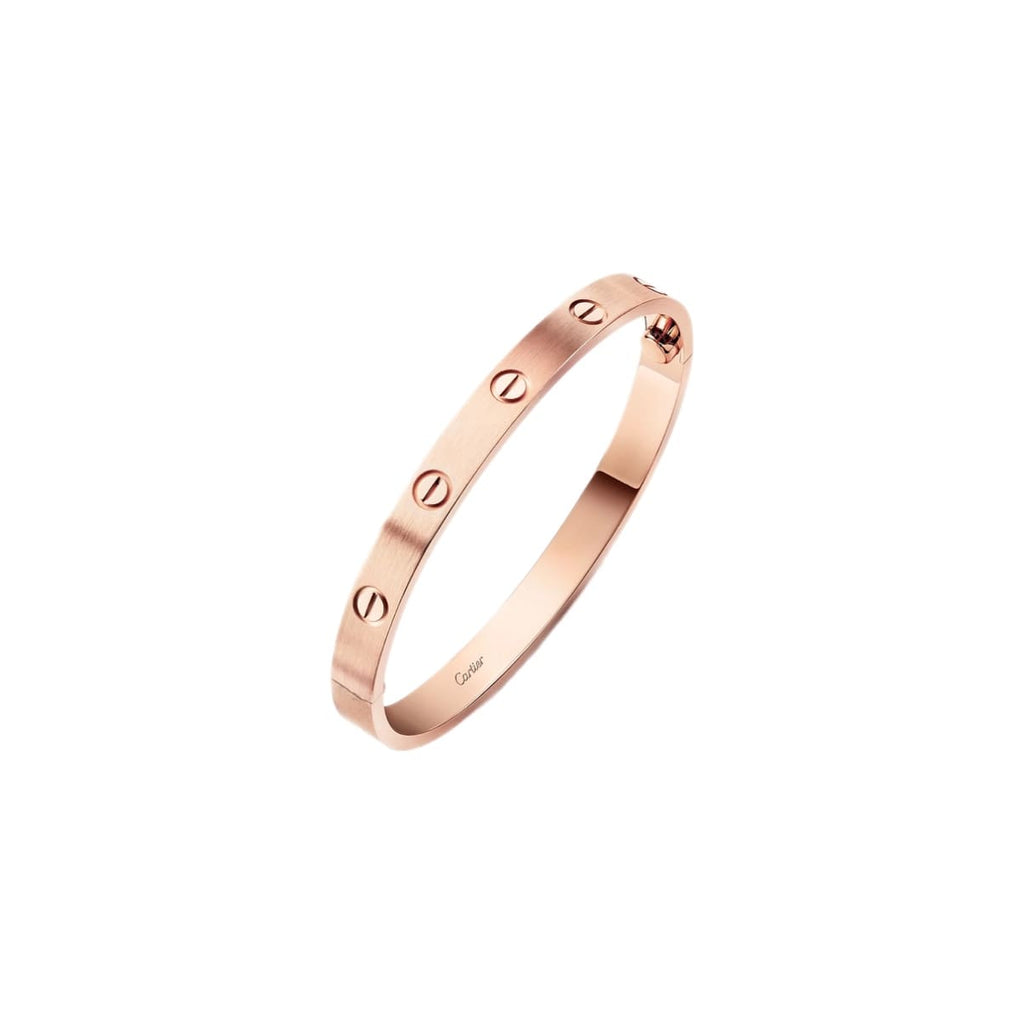PULSERA LOVE SENCILLA ORO ROSA