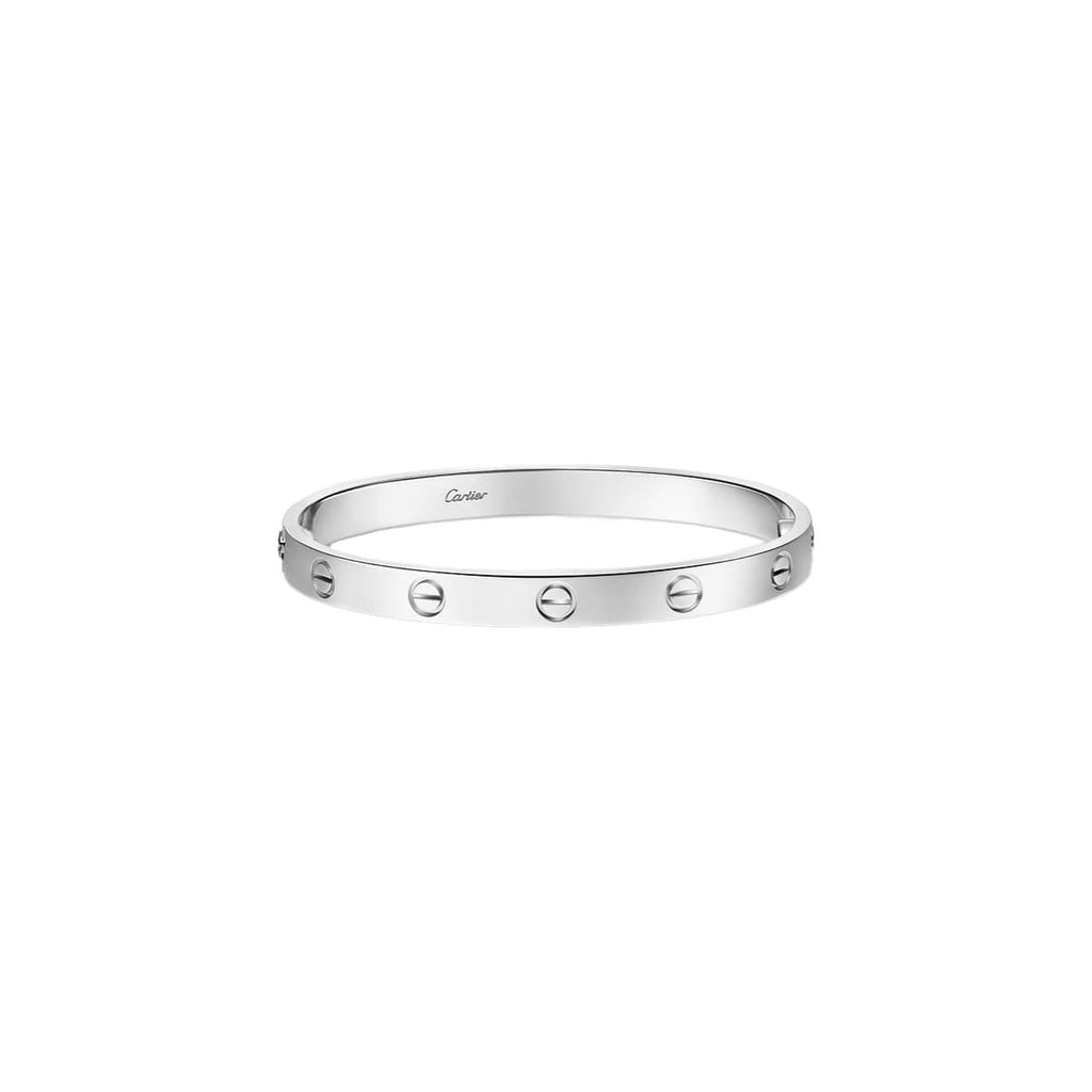 PULSERA LOVE SENCILLA PLATEADA