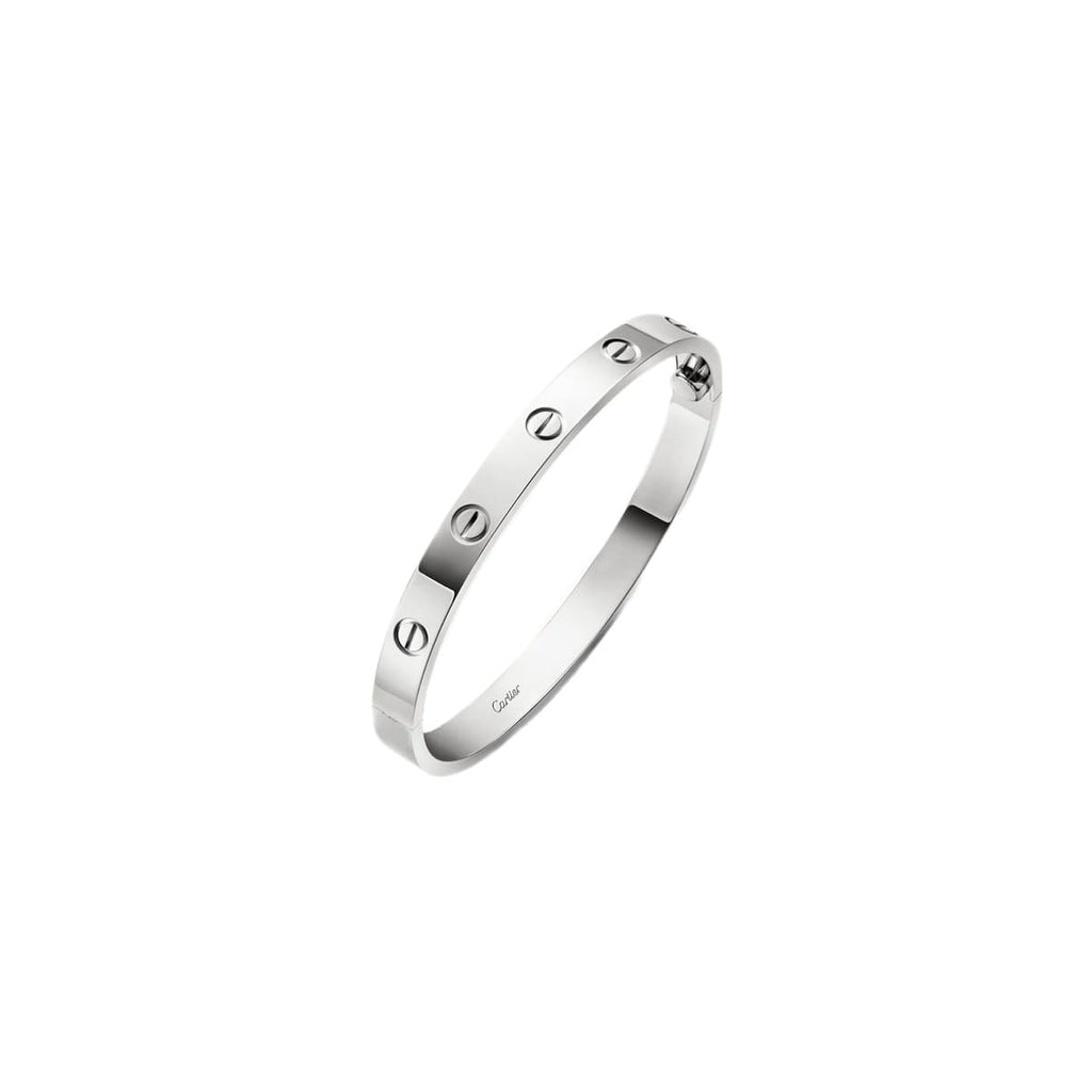 PULSERA LOVE SENCILLA PLATEADA