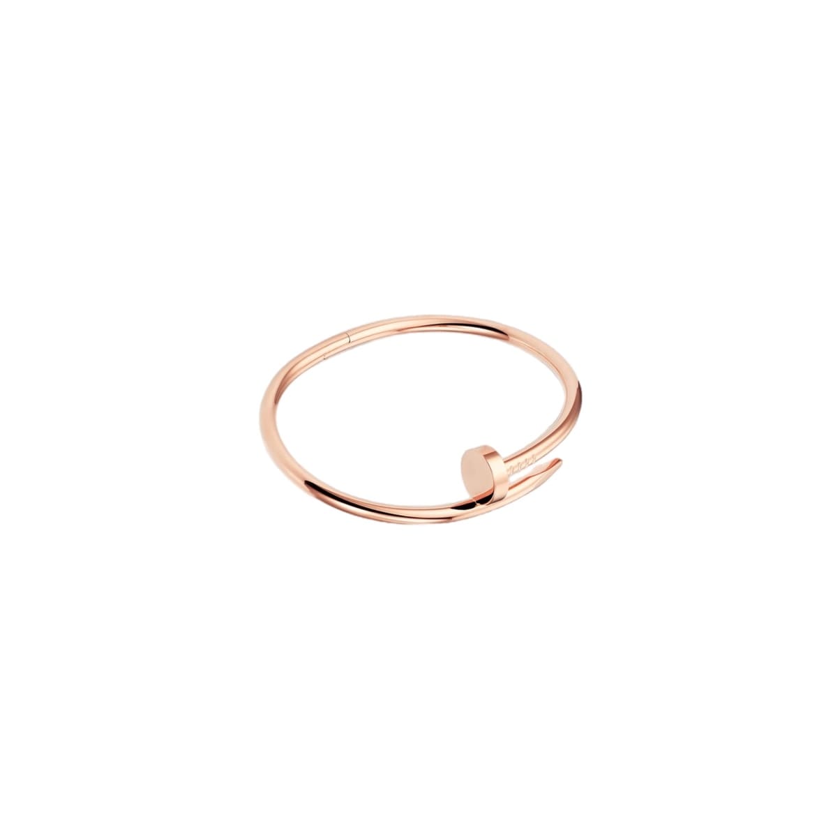 PULSERA CLAVO ORO ROSA
