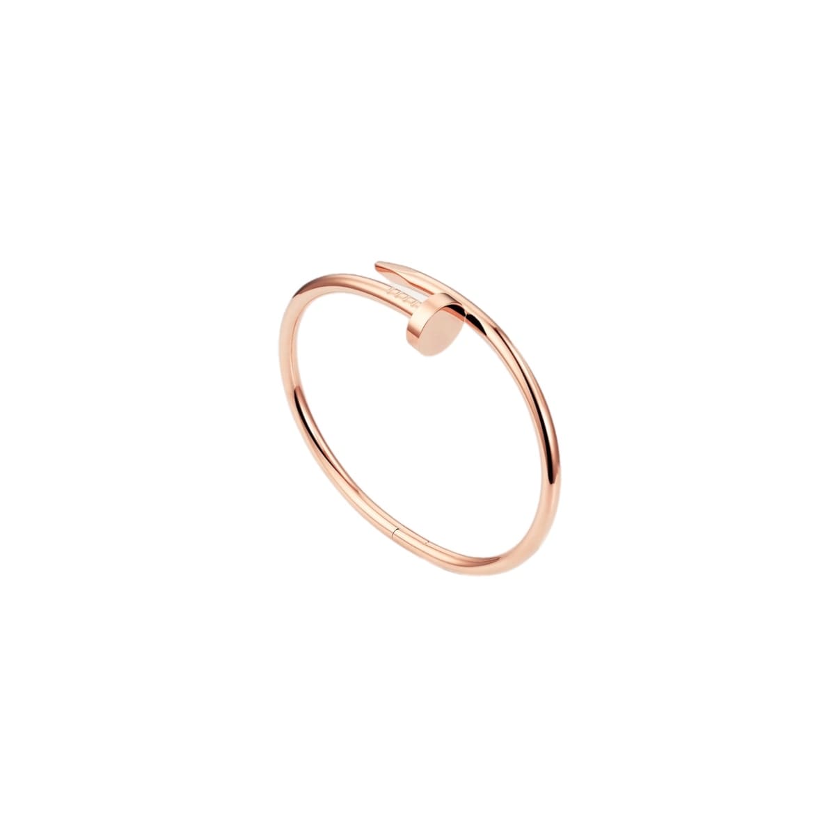 PULSERA CLAVO ORO ROSA