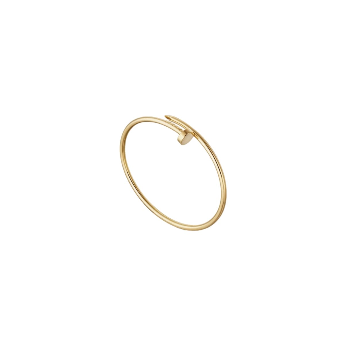 PULSERA CLAVO DELGADA DORADA
