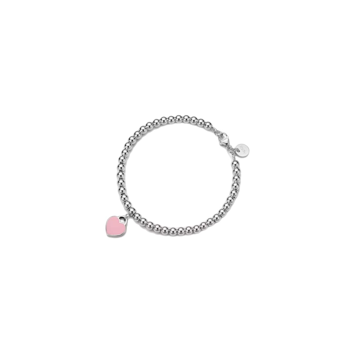 PULSERA DE CUENTAS ROSA