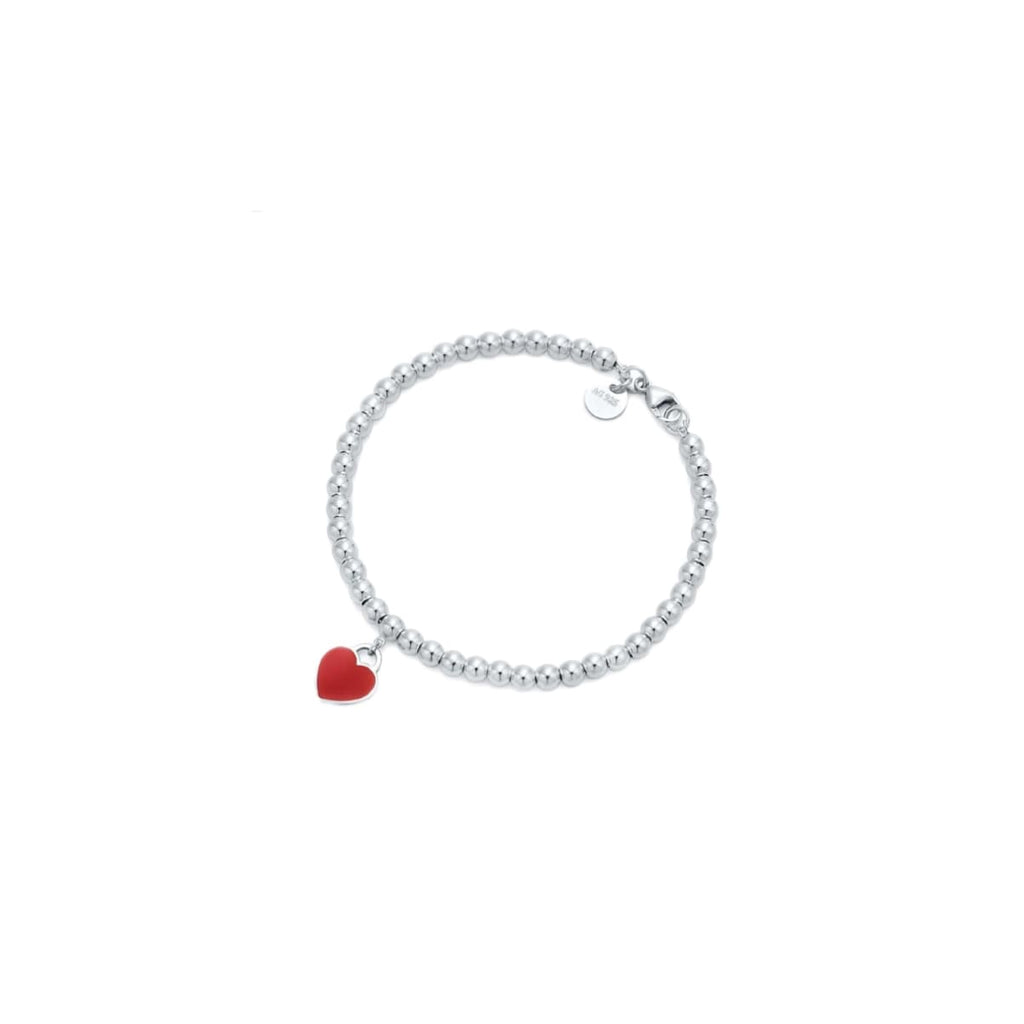PULSERA DE CUENTAS ROJA