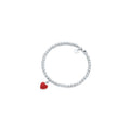 PULSERA DE CUENTAS ROJA