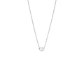 COLLAR BEAN PLATEADO