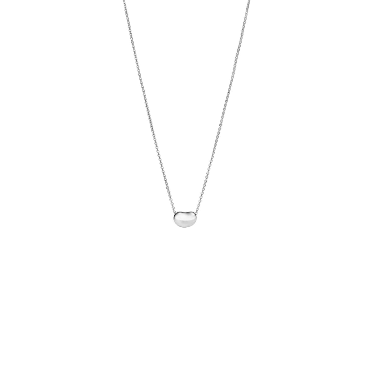COLLAR BEAN PLATEADO