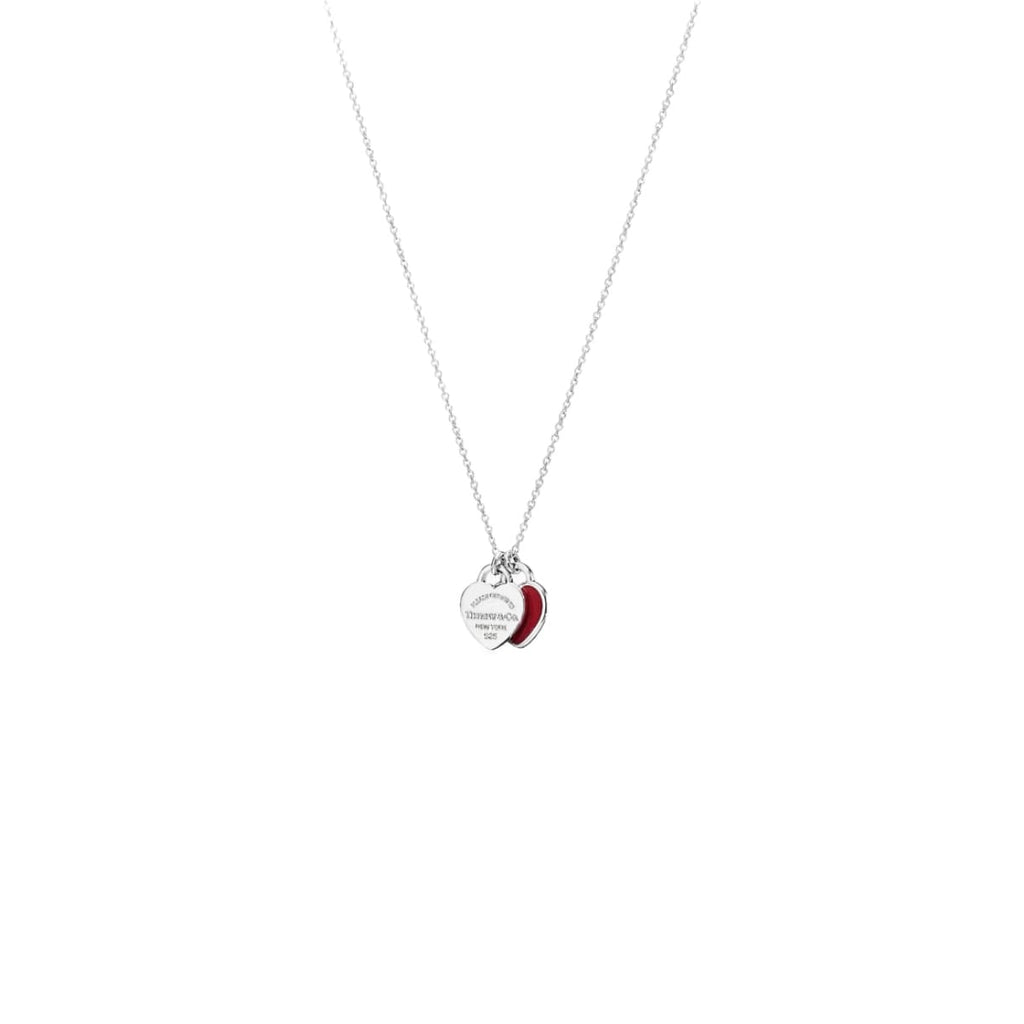 COLLAR DOBLE PLACA ROJO