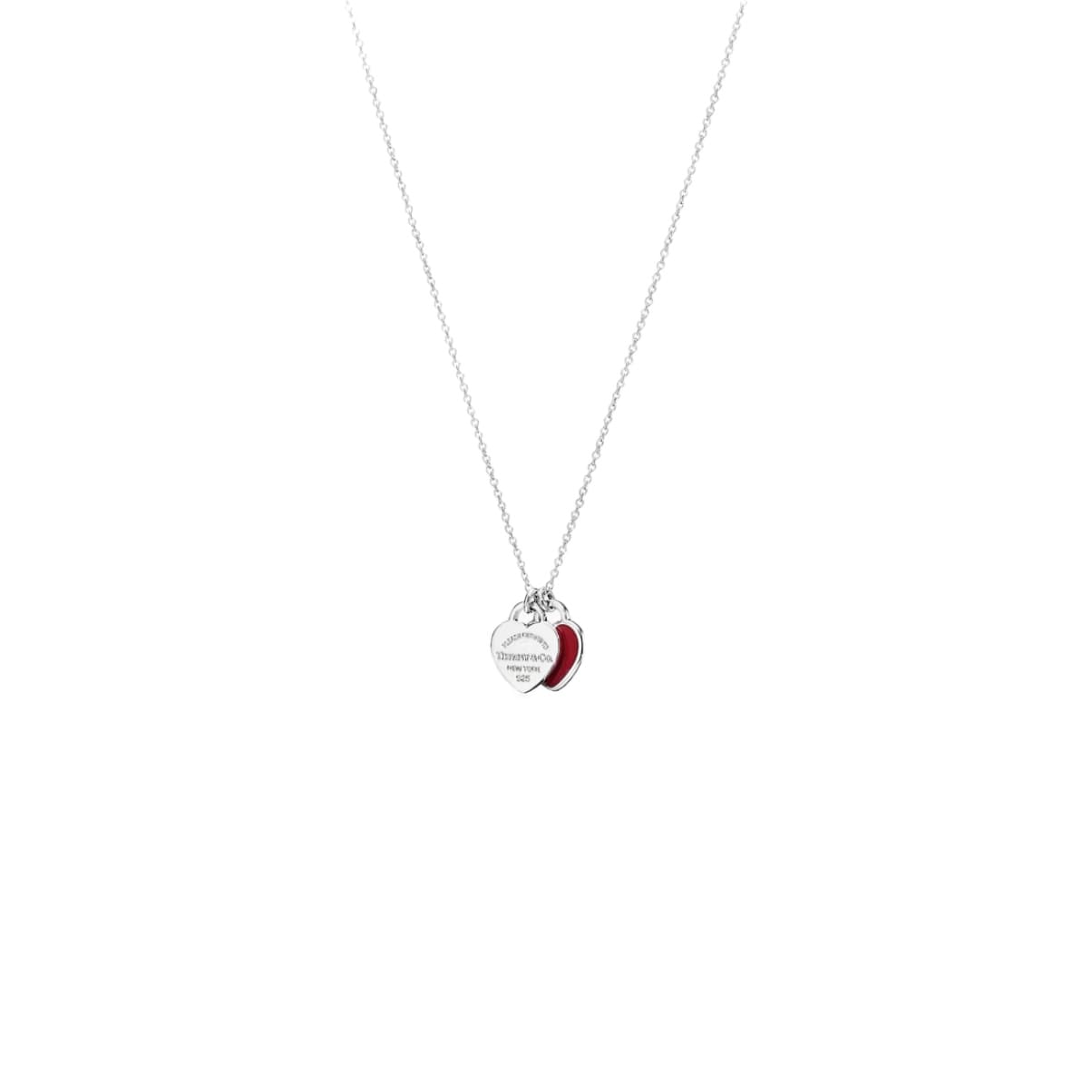 COLLAR DOBLE PLACA ROJO