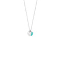 COLLAR DOBLE PLACA AZUL
