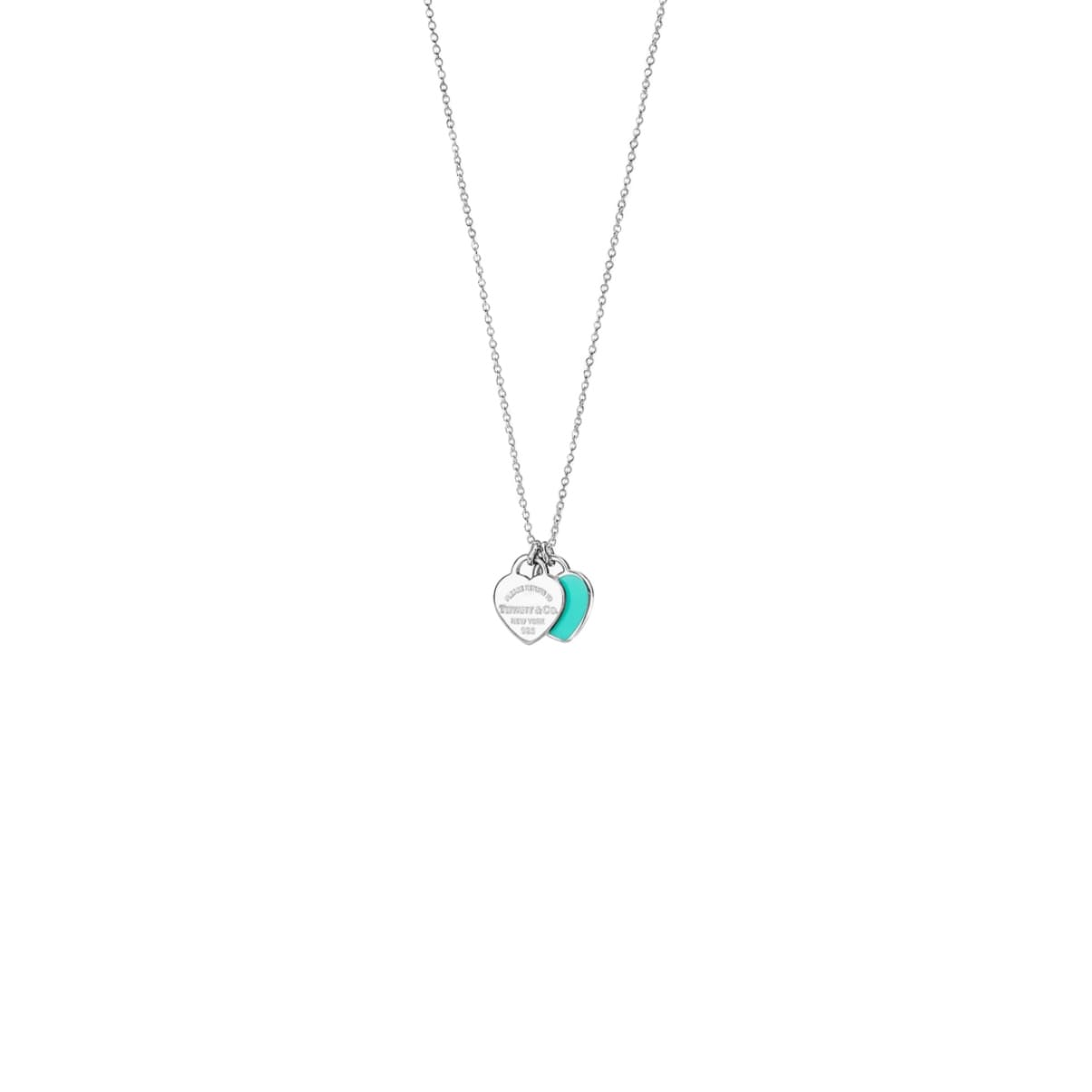 COLLAR DOBLE PLACA AZUL