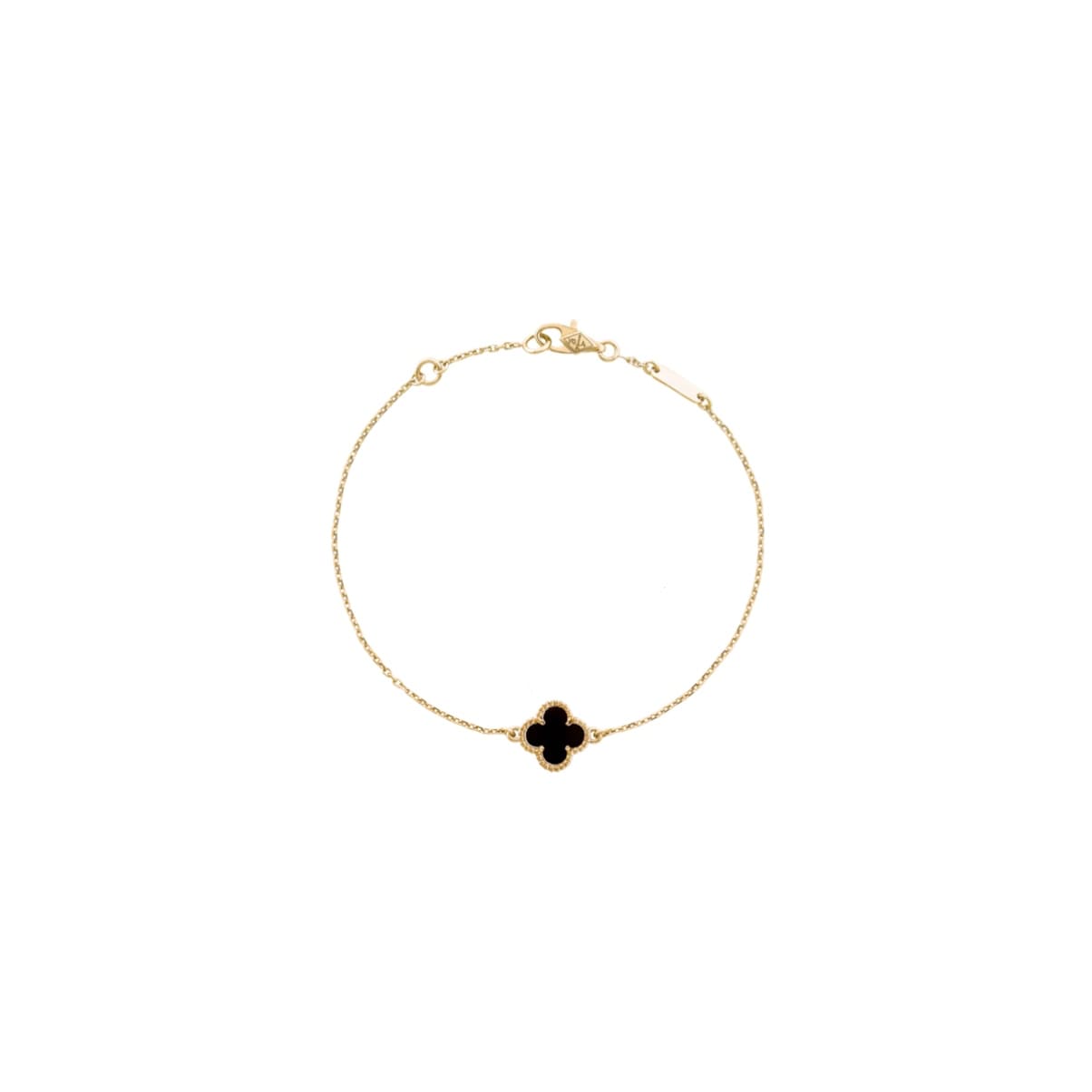 PULSERA TRÉBOL SWEET NEGRO