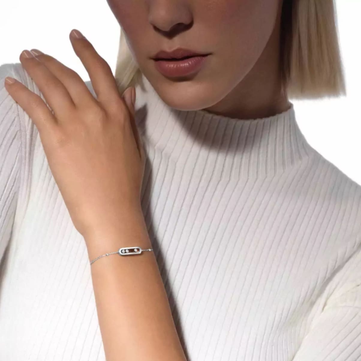 PULSERA BABY MOVE PLATEADA
