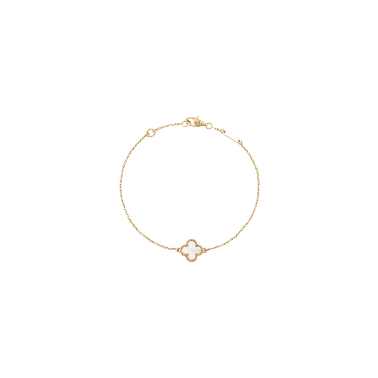PULSERA TRÉBOL SWEET BLANCO