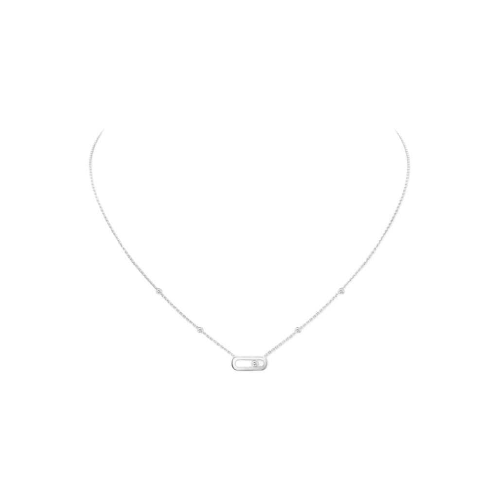 COLLAR MOVE UNO PLATEADO