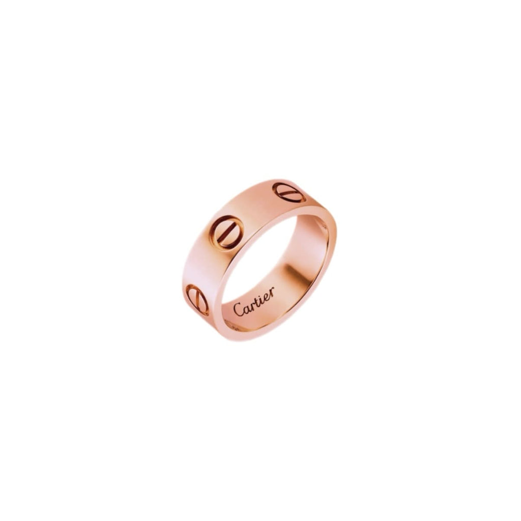 ANILLO LOVE ANCHO ORO ROSA